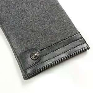 Gants de ski d'hiver légers unisexes avec doublure thermique Thinsulate Logo personnalisé en PU et cuir pour la course à pied - Product Image 5