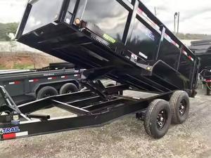 Remolque basculante hidráulico de 8 toneladas, remolque basculante de 4 ruedas para tractor agrícola, remolque volquete agrícola disponible a la venta - Product Image 3