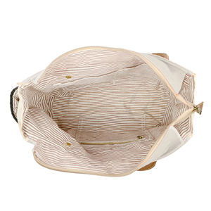 Women Casual Hobo Shoulder <b>Bag</b> Canvas <b>Tote</b> <b>Bag</b> <b>with</b> Leather Strap Canvas Bucket <b>Bag</b> <b>with</b> <b>Pocket</b> and Zipper - Product Image 3