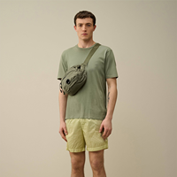 Shorts de bain écologiques pour hommes avec poches, en tissu peigné, tendance et durables, pour la natation – Commandes en gros bienvenues