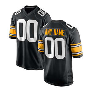 Camiseta de Fútbol Americano Personalizada al por Mayor, Camisetas de Rugby Transpirables con Costuras de Malla, Uniforme Sublimado para Equipos, para Entrenamiento y Partidos - Product Image 2