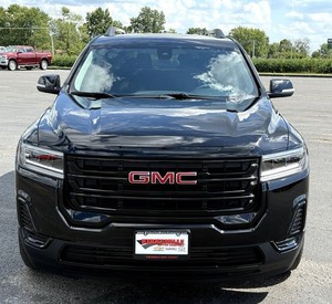 Último negro 2024 GMC Acadia SLE AWD usado con llantas de aleación Asientos de cuero Sistema de navegación Arranque remoto Android Auto Sunroof - Product Image 1