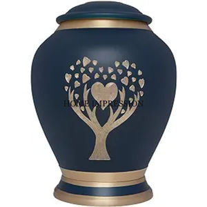 Urne funéraire en métal faite à la main de haute qualité nouveau Design en métal en aluminium pour les cendres humaines fournisseur de fournitures funéraires en gros - Product Image 5