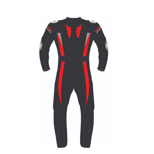 Concevez votre propre combinaison de course de moto en cuir de couleur unie en cuir de vachette véritable-Combinaisons - Product Image 3