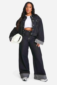 Veste en jean pour femme sur mesure 2026, en coton, imprimée, boutons en corne, séchage rapide, respirante, grandes tailles, service OEM - Product Image 5