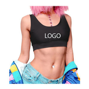 Sujetador Deportivo Citrus de Una Pieza con Soporte Medio para Mujer, Estilo Cuello Alto, Espalda Deportiva, Sin Costuras, 78% Nailon, 22% Elastano - Product Image 2