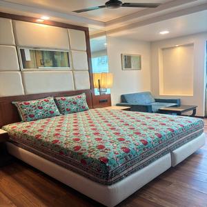 Vente en gros de draps de lit imprimés en bloc de coton 100% traditionnel et artisanal draps de lit imprimés en bloc de luxe 100% coton - Product Image 1