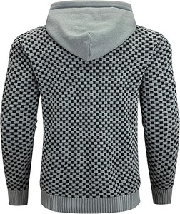 Ensemble sweat-shirt à capuche tricoté à manches longues pour hommes - Product Image 2