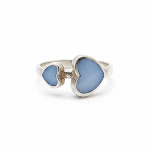 Anillo Abierto Elegante de Plata de Ley 925 para Mujer, con Incrustaciones de Circonita en Forma de Estrella y Luna, Azul, Bonito, para Bodas, Compromisos, Fiestas, Regalos - Product Image 1