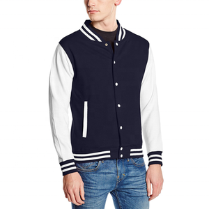 Chaqueta de Béisbol Bordada Unisex Personalizada al por Mayor de Fábrica 2026, Chaqueta Personalizada con Cremallera Completa 2026 - Product Image 3