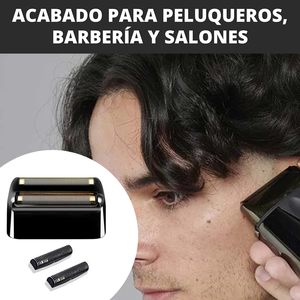 Cuchilla de Repuesto Profesional para Afeitar el Cabello y la Barba para Hombre, Cabezal en Forma de X1 para Máquina de Barbería con Fuente de Alimentación USB - Product Image 4