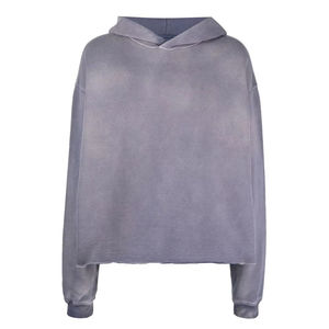 Sweat-shirts à capuche unisexes en gros, sublimation, coupe ample, en coton molletonné, logo personnalisé, impression en relief, broderie, patch, lavage à l'acide - Product Image 5