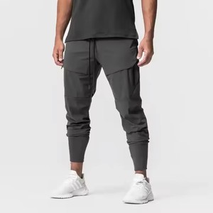 Pantalones de chándal con cordón antiarrugas para hombre personalizados al por mayor, nuevo estilo, ropa deportiva informal hecha en algodón, pantalones de chándal con patrón recto - Product Image 6