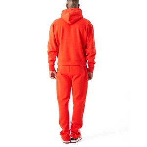 Camiseta de manga corta a prueba de viento con logotipo personalizado 100% algodón para hombre, pantalones acampanados reversibles, para entrenamiento de invierno - Product Image 6
