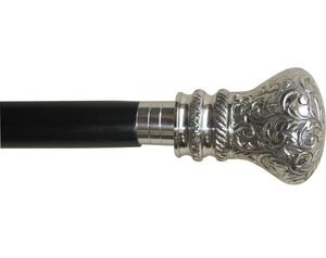 Bastón de madera con incrustaciones de latón de AYAANS CREATIONS - Product Image 1