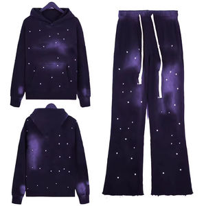 Ropa Deportiva Personalizada para Hombre, Chándal con Pedrería, Ropa Deportiva Personalizada de Manga Larga para Hombre, Chándal con Pedrería, Colores Personalizados - Product Image 6