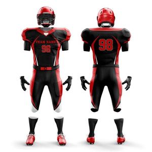 Maillot de football américain à prix avantageux, uniforme de qualité unique, vêtements d'équipe pour hommes, kit sportif en polyester - Product Image 5