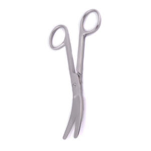 Ciseaux d'opération de chirurgie motif délicat incurvé émoussé émoussé 150 mm 6 pouces ciseaux de coupe d'allaitement en acier allemand - Product Image 5
