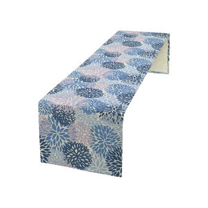 Fourniture en vrac nouvelle conception tendance de qualité supérieure impression personnalisée 100% coton matériel chemin de table - Product Image 1