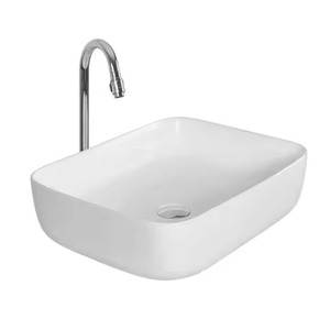 อ่างล้างหน้าบนโต๊ะสำหรับโรงแรมห้องน้ำอ่างล้างมือเซรามิกพอร์ซเลน - Product Image 1