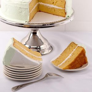 Support à gâteau en acier inoxydable en gros, avec piédestal, robuste, résistant à la rouille, pour la présentation de desserts, pour boulangerie, maison et hôtel - Product Image 1