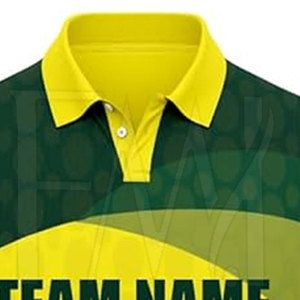 ชุดสูทพิมพ์ลายแขนสั้นเสื้อคริกเก็ตเสื้อเจอร์ซีย์ปรับแต่งขนาดพร้อมคอโปโลสำหรับการออกแบบที่ดีที่สุดเสื้อเจอร์ซีย์ - Product Image 4