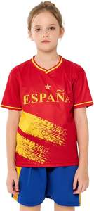 Camiseta de fútbol transpirable de secado rápido para niños, camisetas de entrenamiento para jóvenes, Camiseta deportiva de fútbol para niños hecha en Pakistán - Product Image 2