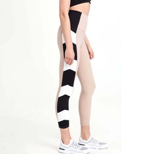 Women's Gym Fitness Sports High Quality Active Wear Yoga Pants100% Cotton Sublimation Embroidered Logo Seamless <b>Pockets</b> - Product Image 2