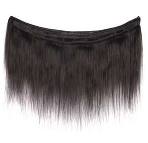 Jeune donneur droit Remi sans enchevêtrement fond épais Double dessiné crépus bouclés bruts sans couture faisceaux de cheveux haute Extension de cheveux - Product Image 1