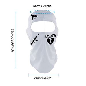 Custom Cycling Balaclava Winter <b>Face</b> Motorcycle Waterproof Spandex Knitting Breathable Polyester Balaclava Ice Silk DDP Shipping - Product Image 2