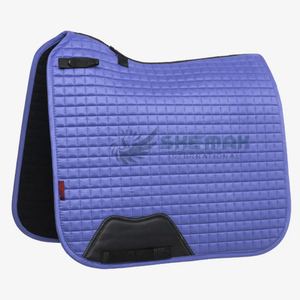 Matelassé de luxe anglais matériau respirant tapis de selle en gros durable doublure douce léger confortable équestre - Product Image 1