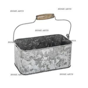 Porta Cubiertos Galvanizado de 6 Compartimentos, Porta Cubiertos Rectangular de Calidad Superior de Home Arts - Product Image 2