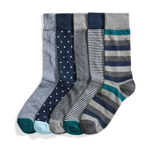 Calcetines de vestir estampados cómodos para hombres de alta calidad, calcetines largos transpirables de algodón peinado para Unisex - Product Image 3