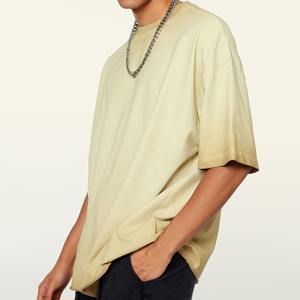 T-shirt personnalisé pour hommes T-shirt surdimensionné unisexe style ancien 100% jersey de coton délavé à l'acide pour hommes Meilleur prix - Product Image 3