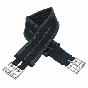 Sangle de cheval en caoutchouc synthétique robuste, antidérapante, flexible et facile à nettoyer avec boucles en acier inoxydable - Product Image 1