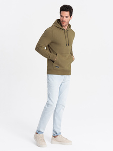 Sweat à capuche en mélange de poly coton 100% pour hommes personnalisable sweat-shirt d'hiver imprimé de logo cool avec technique de tissage bouffant - Product Image 6
