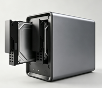 Stockage NAS Cloud Privé S2 à 2 Baies RK3568 ARM Cortex-A55 4 Go LPDDR4X 2.5GbE Linux NAS pour la Sauvegarde de Données à Domicile et pour les Petits Bureaux