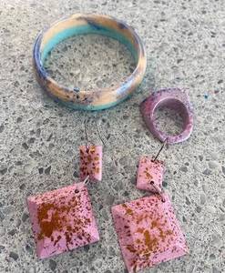 Best Selling Womens Jewellery Trendy Design Earrings Made With <b>Resin</b> for Daily Use with Custom Service Available - Product Image 6