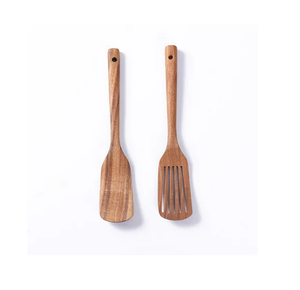 Spatules Tavetha en bois nouveau Design ustensile de cuisine accessoires de cuisine en bois d'acacia faits à la main - Product Image 6