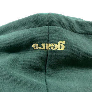 Nouveaux hommes à la mode décontracté coton lourd impression personnalisée logo contraste couleur personnalisé sweats à capuche à glissière - Product Image 4