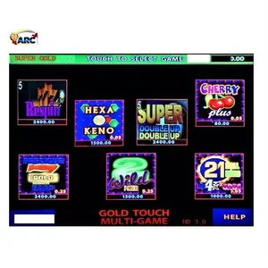 Keno Super Gold 7 V2 Pot Of Gold Fox 340 Keno Game Board Arcade Game Machine Tragamonedas WMS550 POG Factory