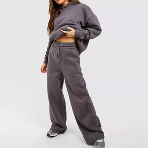 Chándal de Entrenamiento Ligero y Cortavientos para Mujer, de Algodón/Felpa, con Diseño Personalizado de Salpicaduras de Pintura, Cintura Ajustable con Cordón, para Gimnasio y Yoga en Invierno - Product Image 1