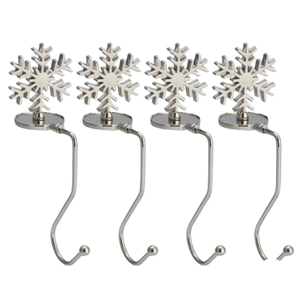Support de bas de Noël en métal doré poli en aluminium moderne pour les fêtes et les festivals Décoration de Noël élégante - Product Image 5