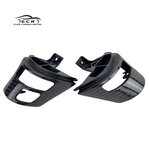 Ever Carbon Racing ECR privé volant en Fiber de carbone personnalisé remplacer la garniture de bouton pour volant Corvette C6 2006-2013 - Product Image 3