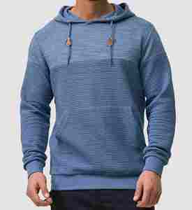Sudadera con capucha para hombre ecológica, diseño único mezclado de algodón, servicio OEM - Product Image 2