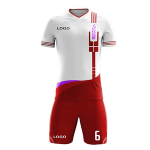 Camiseta de fútbol Sublimación de secado rápido Camiseta de equipo de fútbol personalizada Uniforme de entrenamiento de fútbol para hombres en blanco - Product Image 6