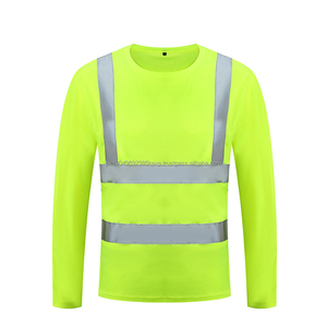 Camisetas de Seguridad Reflectantes de Alta Visibilidad con Logotipo Personalizado, Camisetas de Malla de Secado Rápido, Camiseta de Trabajo de Manga Corta de Alta Visibilidad para Hombre - Product Image 5