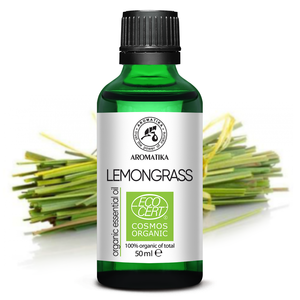 Huile Essentielle de Citronnelle Biologique Aromatika 50ml 100% Pure Certifiée ECOCERT COSMOS Cymbopogon Flexuosus - Product Image 1