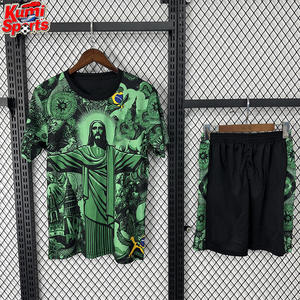Brasilien Fußballtrikot NEYMARS Nationalmannschaft Polyester Fußballshirt 2025 26 JESUS Dropshipping Brasilien Sonderedition Maillot De Foot - Product Image 1