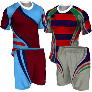 Uniformes de rugby en gros, logo personnalisé imprimé, maillots et shorts d'équipe durables et respirants, commandes en gros, acheteurs et distributeurs du monde entier - Product Image 2